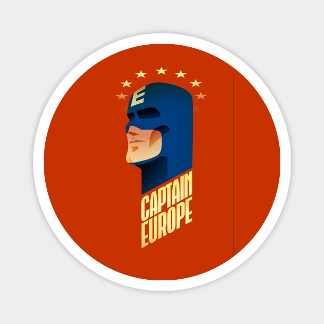 Captain Europe Magnet by astronaut